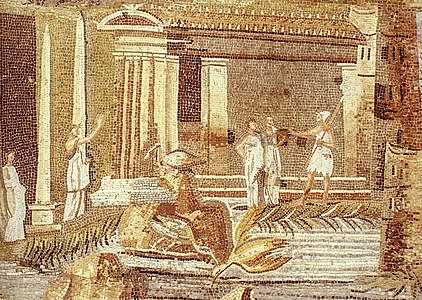 Praeneste - Nile Mosaic - 8 бөлім - Detail.jpg