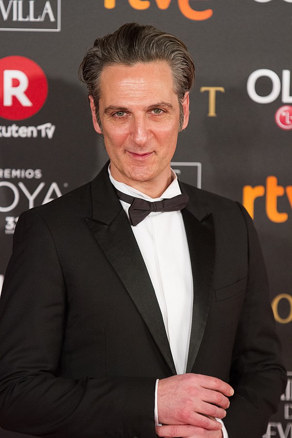 Alterio at the 32nd Goya Awards in 2018