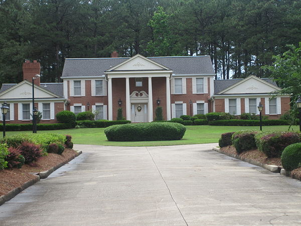 The President's Home at Grambling State is particularly elegant and stately.