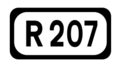 File:R207 Regional Route Shield Ireland.png