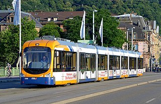 <span class="mw-page-title-main">Trams in Heidelberg</span> Overview of the tramway network in Heidelberg