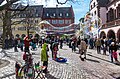 Rathausplatz und Riesenseifenblasen