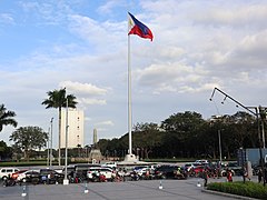 Rizal Park with flagpole
