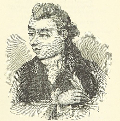 Drawing of the poet used in Cassell's Library of English Literature