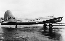 Boeing B-17 OY-DFA, Schwesterflugzeug der am 30. Januar 1946 verunglückten OY-DFE