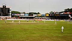 A Test match between Sri Lanka and England at the SSC Cricket Ground, Colombo, March 2001