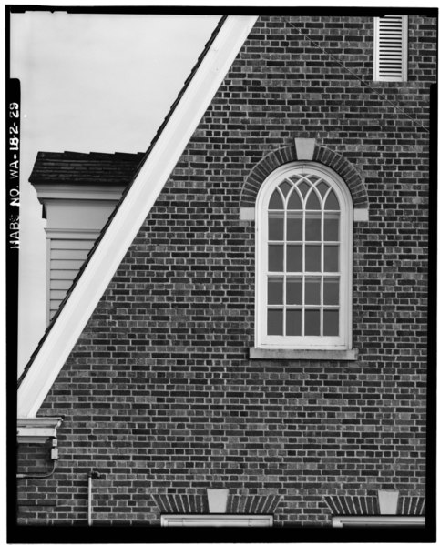 File:SECOND FLOOR WINDOW ON NORTHWEST ELEVATION - U. S. Border Inspection Station, 103 Cherry Street, Sumas, Whatcom County, WA HABS WASH,37-SUM,1-29.tif