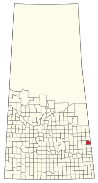 Location of the RM of Calder No. 241 in Saskatchewan