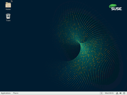 使用GNOME桌面环境的SUSE Linux Enterprise Desktop 15
