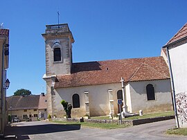 The church in Saint-Cyr