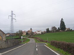 Skyline of Saint-Romain-sous-Versigny