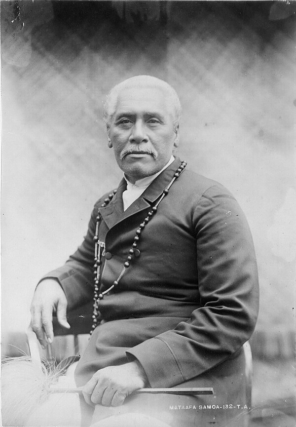 Mata'afa Iosefo (1832–1912), paramount chief and rival for the kingship of Samoa