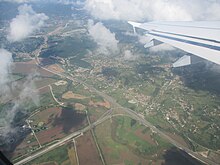 the start of the Sarajevo Bypass from the A1 Sarajevo Bypass.JPG