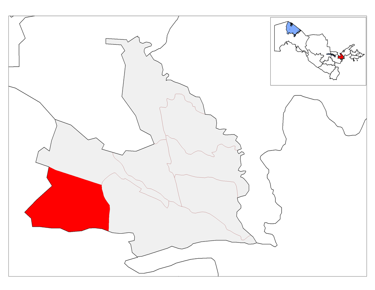 Сирдаре вилояти карта