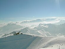 View from Saulire peak, 2700 m.