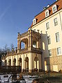 Detail am Hauptgebäude