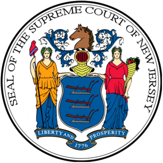 <span class="mw-page-title-main">Supreme Court of New Jersey</span> Highest court in the U.S. state of New Jersey