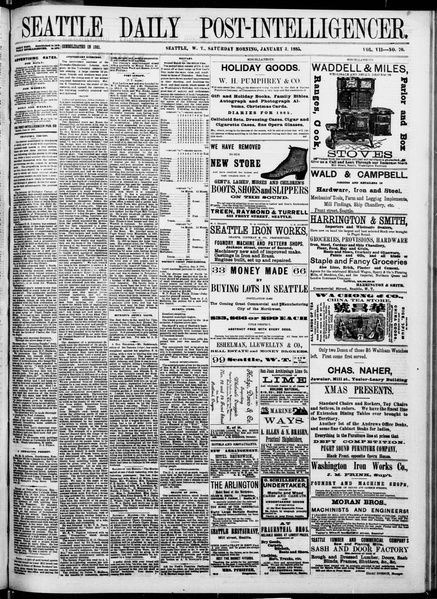 Fichier:Seattle daily post-intelligencer. (Seattle, W.T. (Wash.), 03 Jan. 1885.pdf