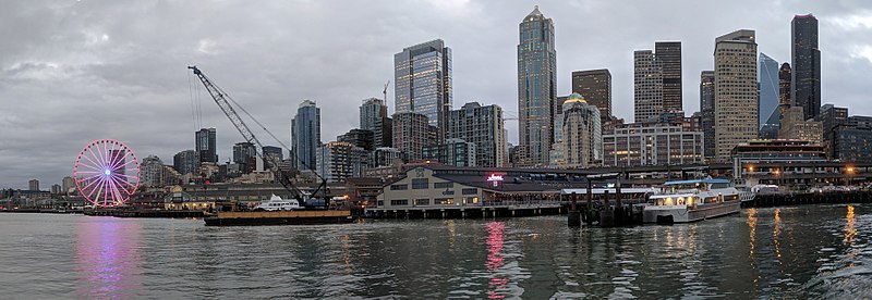 File:Seattle evening pano.jpg