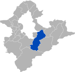 Distretto di Shiding – Mappa