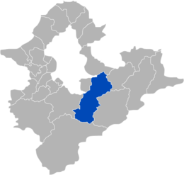 District de Shiding - Carte