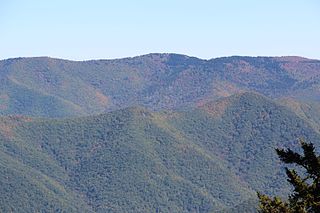 Shining Rock Mountain in North Carolina