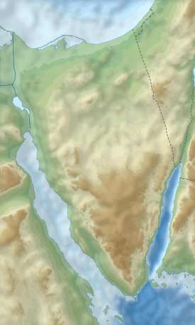 Muntele Ecaterina situat în Sinai