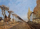 Le Chemin à Louveciennes, par Alfred Sisley.
