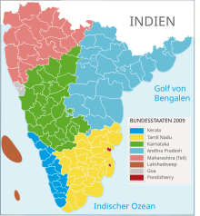 Südindien im Jahr 2009