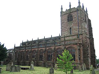 St Bonifaces Church, Bunbury Church in Cheshire, England