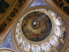 Notranjost velike kupole, v čast Svetemu Duhu