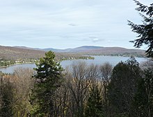Partie sud du lac (vue en direction nord).