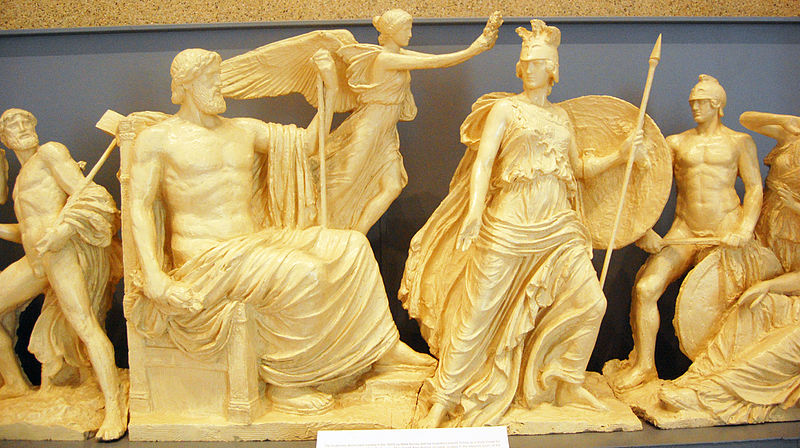 File:Statues (center) at Parthenon, Nashville, TN, US.jpg