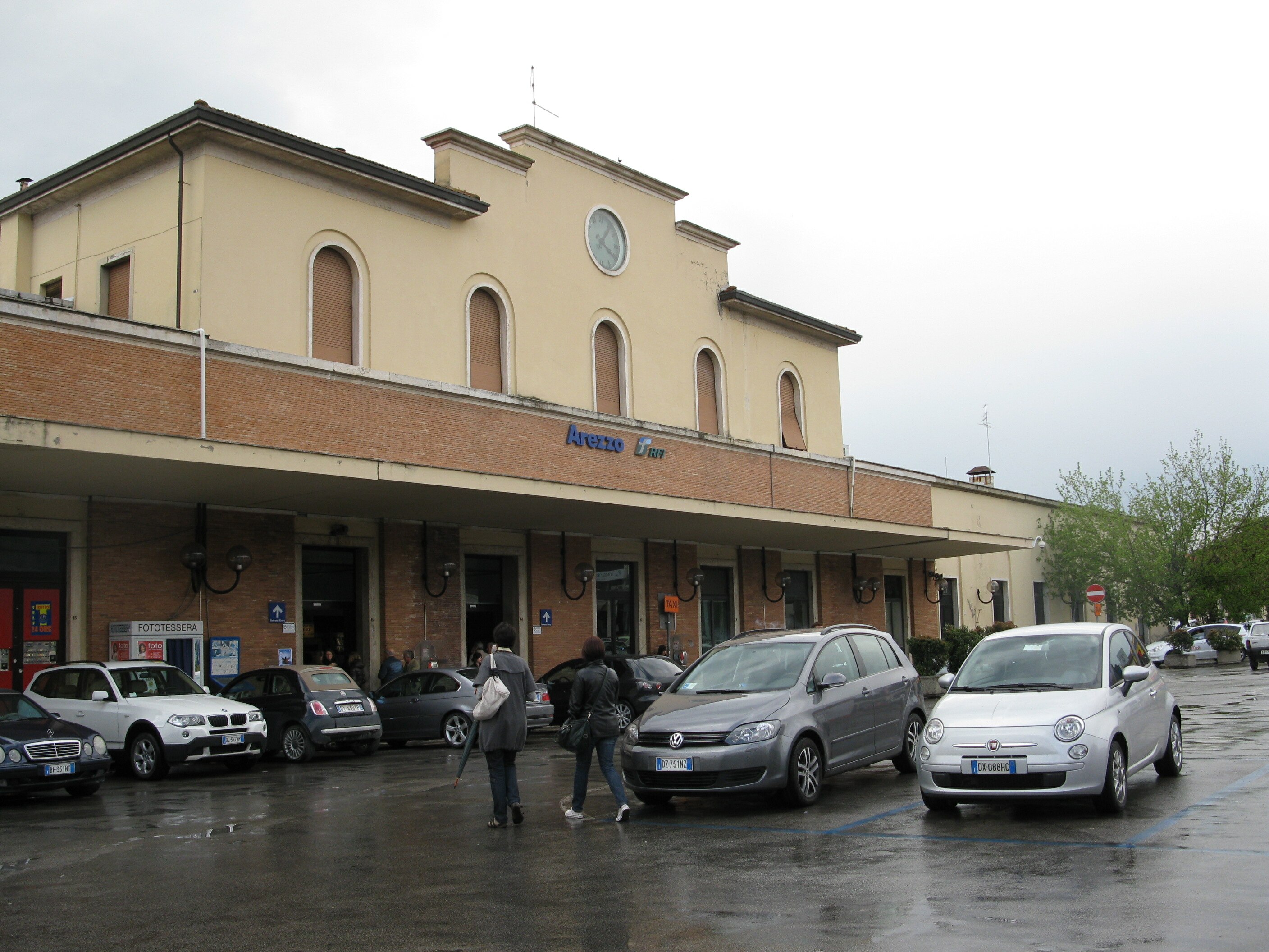 Stazione di Arezzo Karte Bahnhof Arezzo Toskana Italien