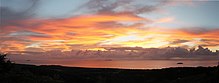 Sunrise over Solitary Islands Marine Park, NSW, Australia. Left to Right: South West Solitary Island, South Solitary Island, Split Solitary Island Sunrise over Solitary Island Marine Park.jpg