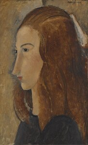 Tête de Jeanne Hébuterne de profil