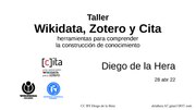 Miniatuur voor Bestand:Taller Wikidata, Zotero y Cita (Wikimedia Colombia).pdf