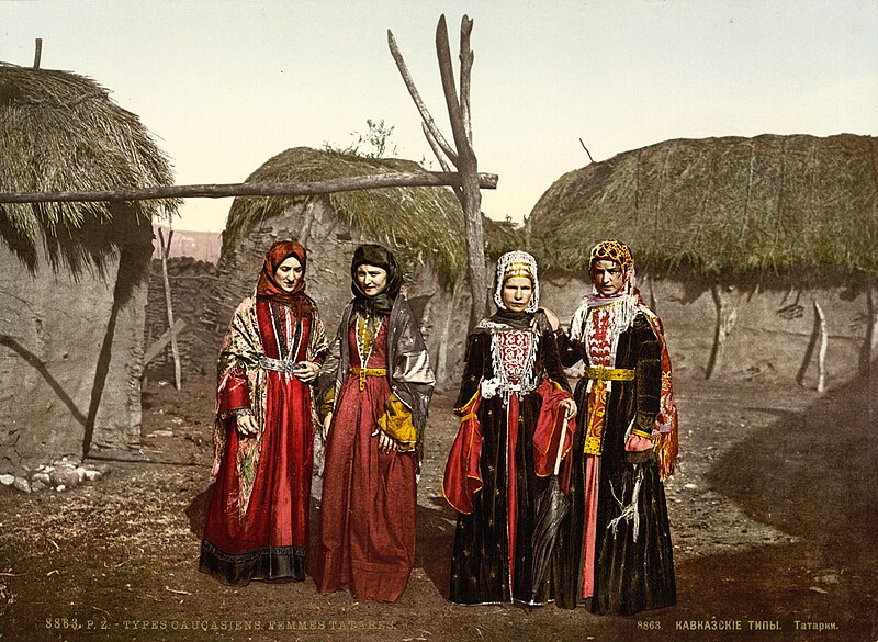 File:Tatar women of the Caucasus, Russian Empire, ca. 1895.jpg