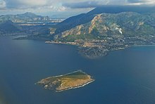 L'isola delle Femmine, vista da nord