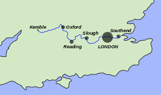 <span class="mw-page-title-main">River Thames</span> River in southern England