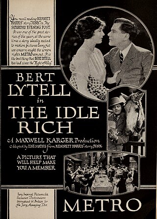 <i>The Idle Rich</i> (1921 film) 1921 film directed by Maxwell Karger