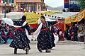 Tibetan traditional dance in Leh, India by Peter Olshevsky