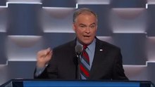 Fájl: Tim Kaine elfogadja a VP jelölést. Web