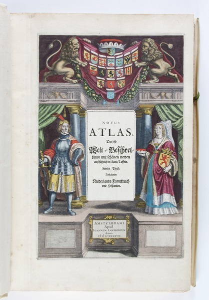 File:Titelblad till atlas "Novus Atlas, das ist, Welt-Beschreibung mit...", 1647 - Skoklosters slott - 93255.tif