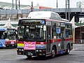 KK-ME17DF改 東急バス 二子玉川駅 - 宇奈根循環線：CNGエンジン車（フラットフィールド改造）