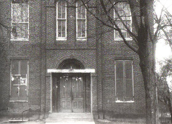 The original school on Chesapeake Avenue, built in 1873.