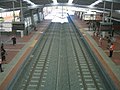 Rockingham station platforms from footbridge