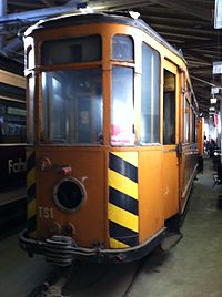 Historic tram Tw141