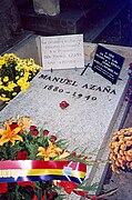 Manuel Azaña'nın Mezarı.