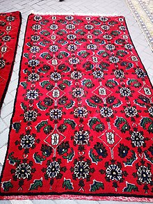 Turkish Jacquard Print Rug Multi Color Polyester Area Carpet
